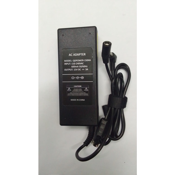 Jual Adaptor TV Sharp Aquos 15Volt DC 4 Pin Kabel Power Listrik TV