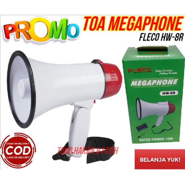 Jual TOA Megaphone Fleco HW 8R Multifungsi Pengeras Suara Rekam Dan