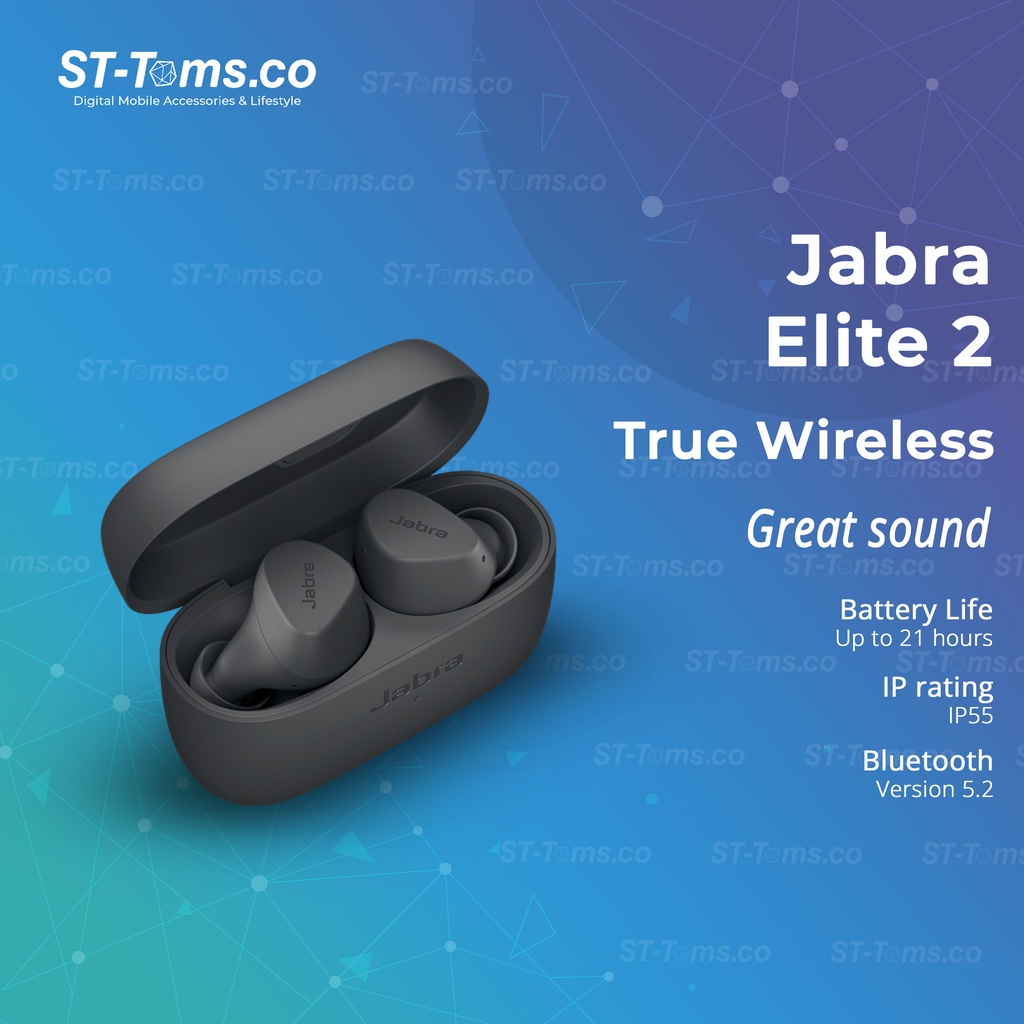 Jual Jabra Elite 2 True Wireless Bluetooth Earbuds Shopee Indonesia