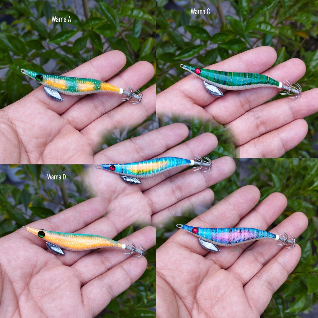 Jual Egi Handmade Bali Umpan Pancing Cumi Handmade Squid Jig Bahan