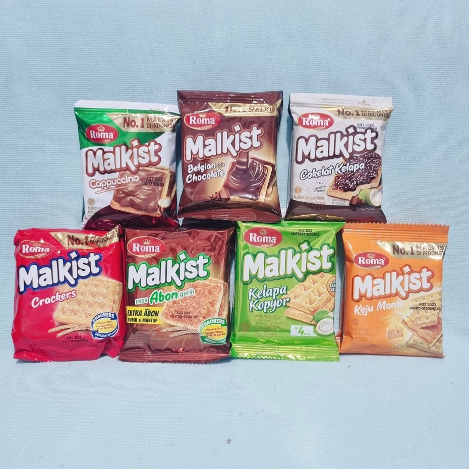 Jual Roma Malkist Crackers Abon Kelapa Kopyor Keju Manis