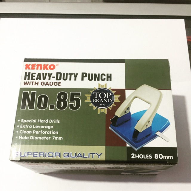 Jual PEMBOLONG KERTAS KENKO HEAVY DUTY PUNCH PUNCH NO 85 Shopee