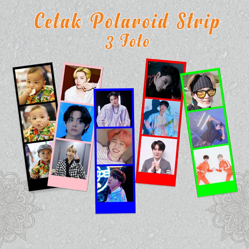 Jual Cetak Polaroid Strip Termurah 3 Foto Shopee Indonesia