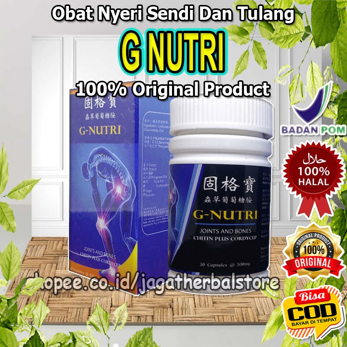 Jual G Nutri G Nutri Asli Herbal Original Obat Nyeri Sendi Dan