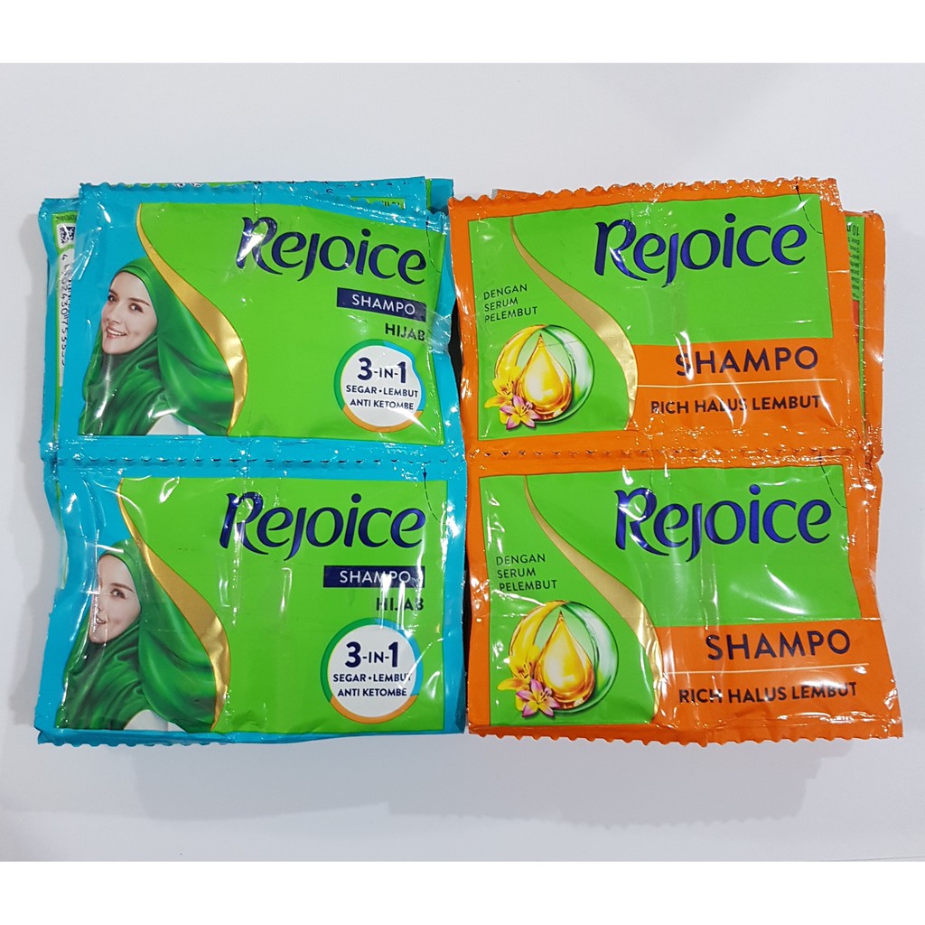 Jual Rejoice Shampoo Renteng 10ml 12 Sachet Shampoo Perawatan Rambut