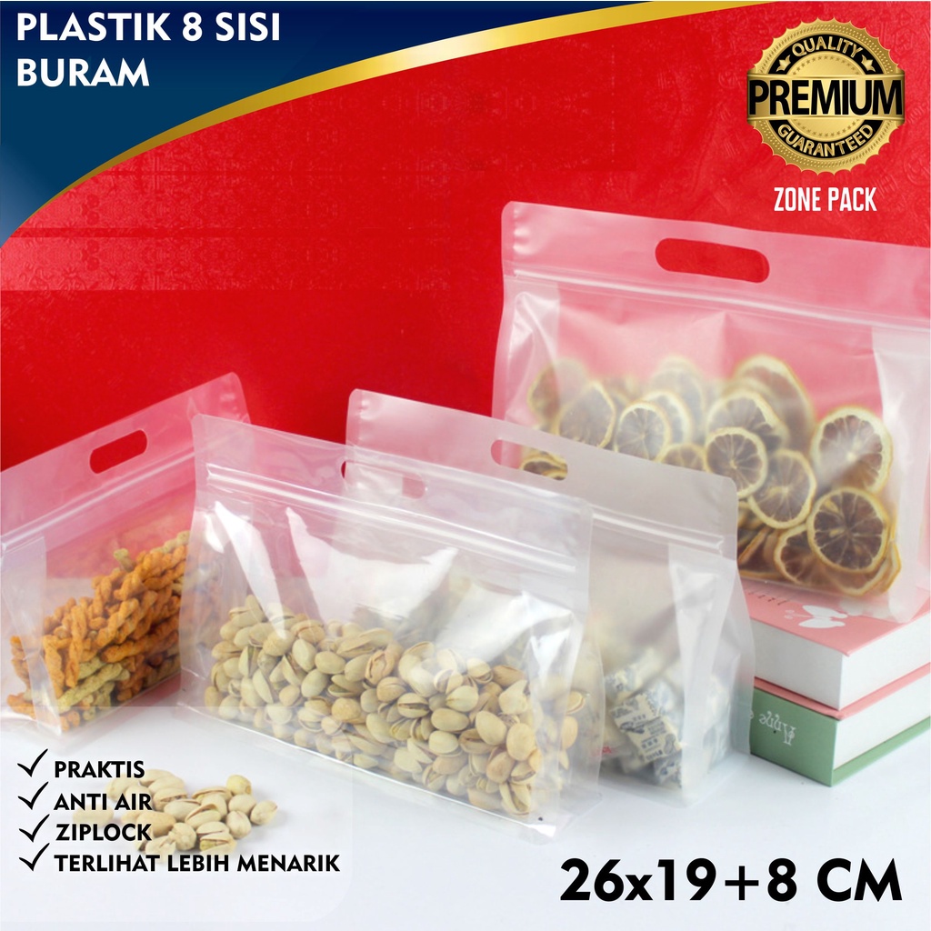 Jual Plastik Sisi Buram X Cm Frosted Pouch Plastik Buram