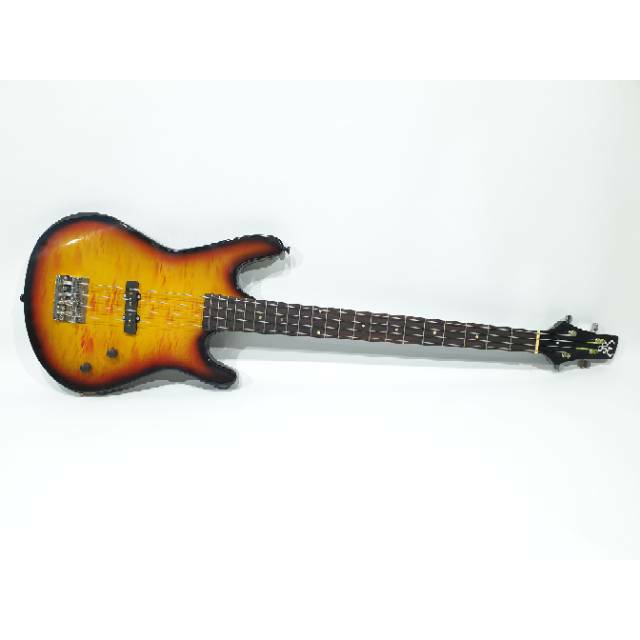 Jual Bass Elektrik Merk Fender Warna Sunburst Trusrod Senar Buat