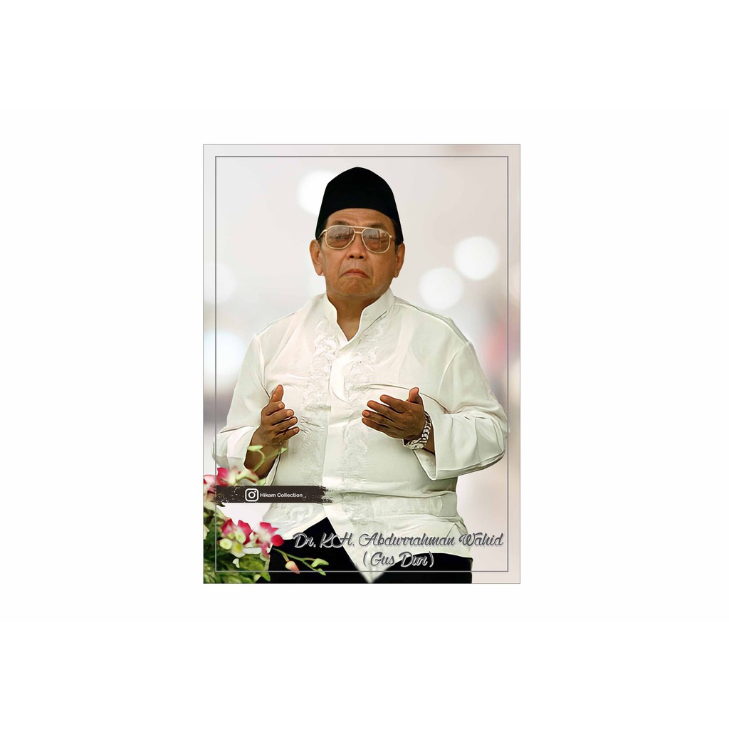 Jual Poster Dr Kh Abdurrahman Wahid Gus Dur Uk X Cm Shopee