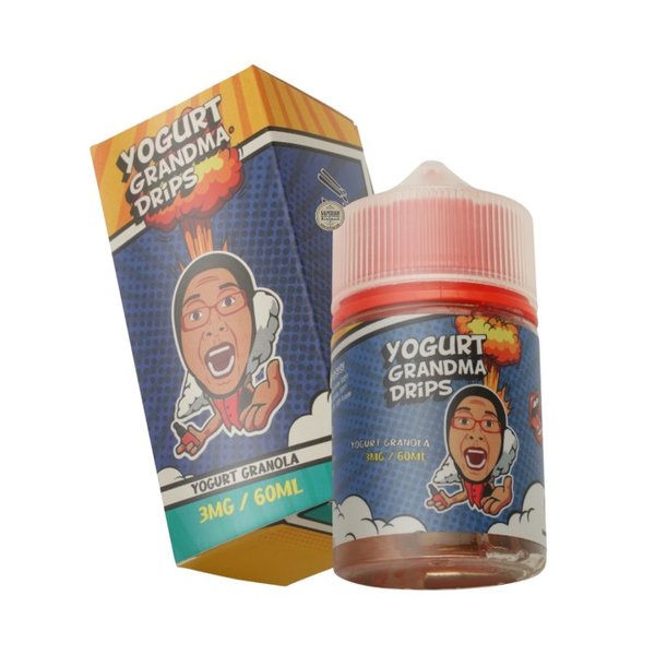 Jual Liquid Vape Yogurt Grandma Drips 60ML By Juice Station X Vapehan