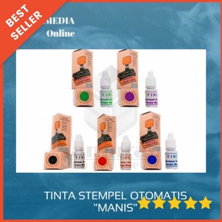 Jual Isi Ulang Tinta Cap Stampel Otomatis Manis Refill Stamp Ink