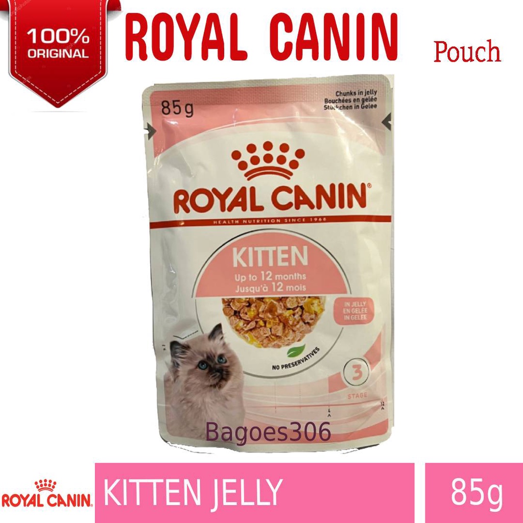 Jual Royal Canin Rc Pouch Sachet Saset Wet Kitten Jelly Gr Rc Kitten