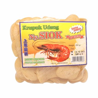 Jual Kerupuk Krupuk Udang Ny Siok Ukuran 250gram Krupuk Udang Oval