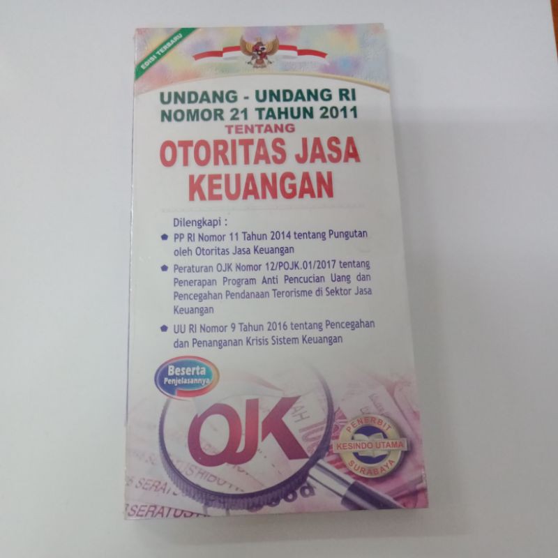 Jual UU RI No 21 Tahun 2011 Tentang Otoritas Jasa Keuangan Shopee