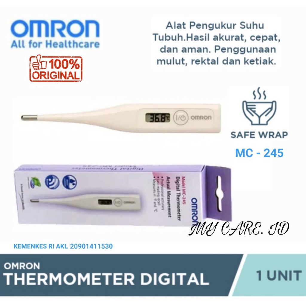 Jual Termometer Digital Omron Mc Thermometer Omron Bayi