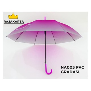 Original Payung Tongkat Panjang Gradasi Bahan Pvc Shopee Indonesia