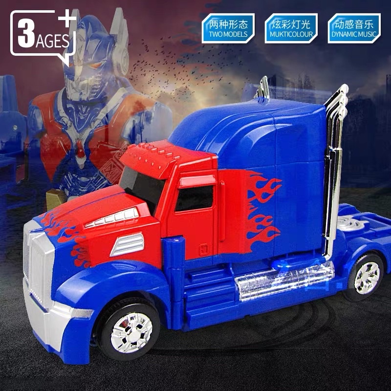 Jual MAINAN ROBOT TRANSFORMERS TRUCK OPTIMUS PRIME MOBIL BISA BERUBAH