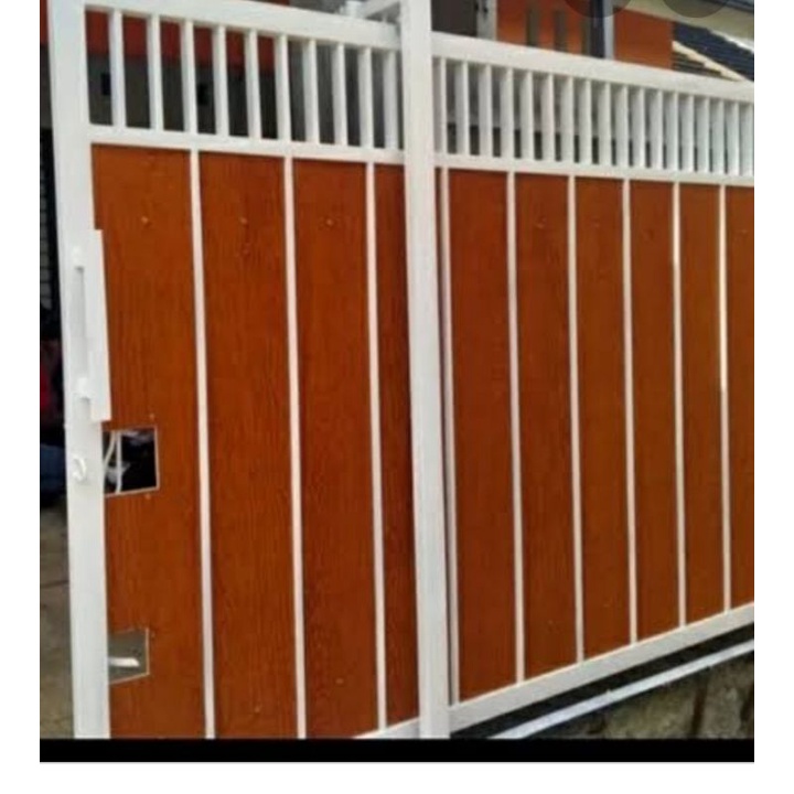 Jual Pintu Dorong Grc Seratt Kayu Wodflank Shopee Indonesia