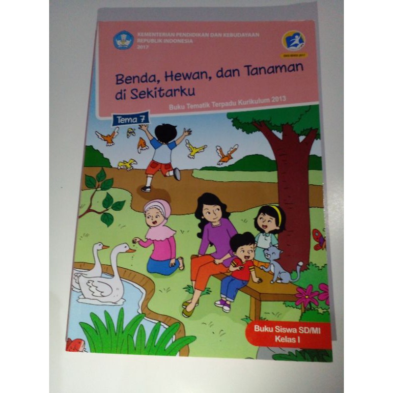 Buku Siswa Tematik Kelas Tema Benda Hewan Dan Tanaman Di