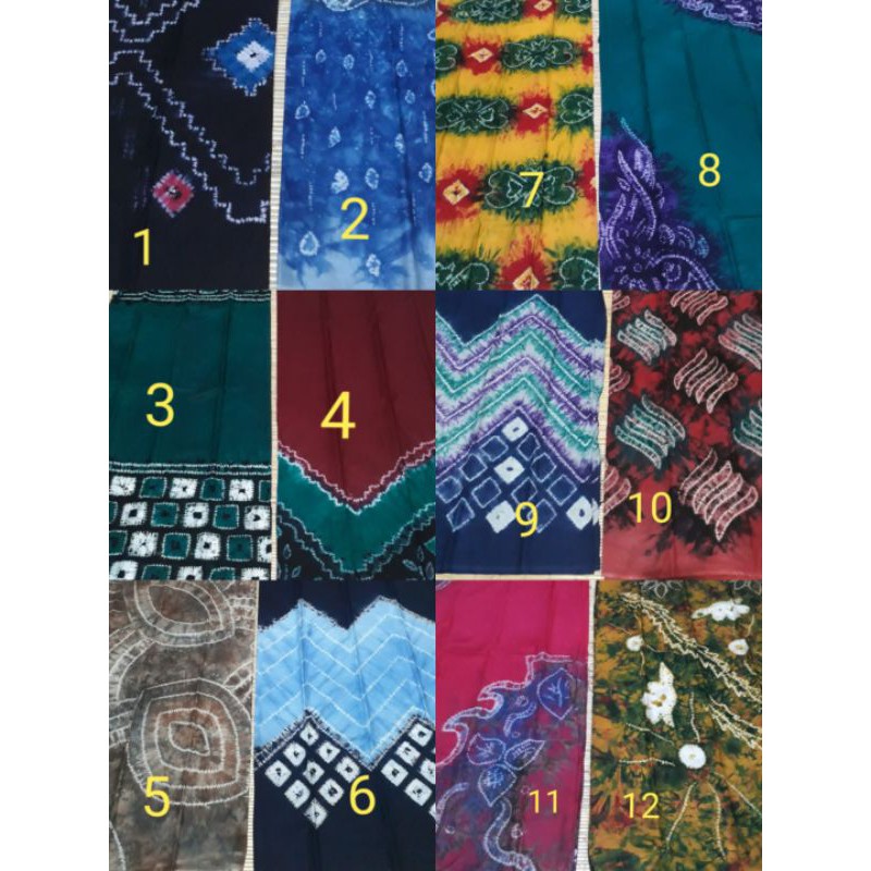 Jual Kain Sasirangan Khas Kalimantan Motif Unik Indonesia Shopee Indonesia