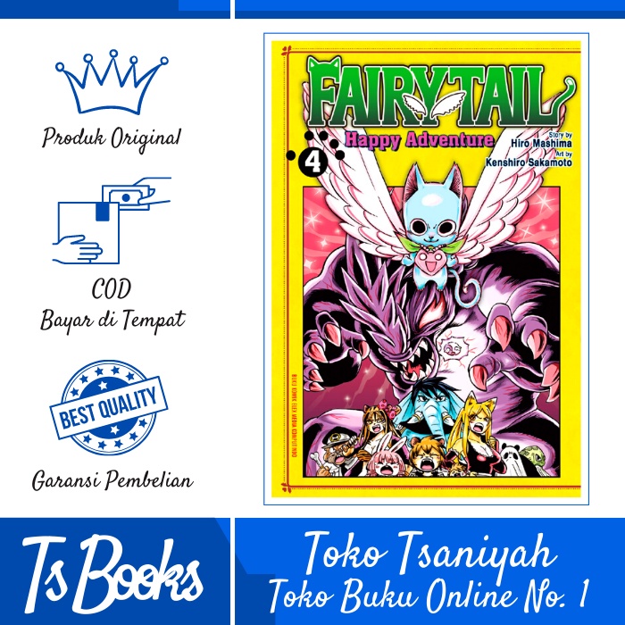 Jual Buku Komik Fantasi Fairy Tail Happy Adventure Hiro Mashima