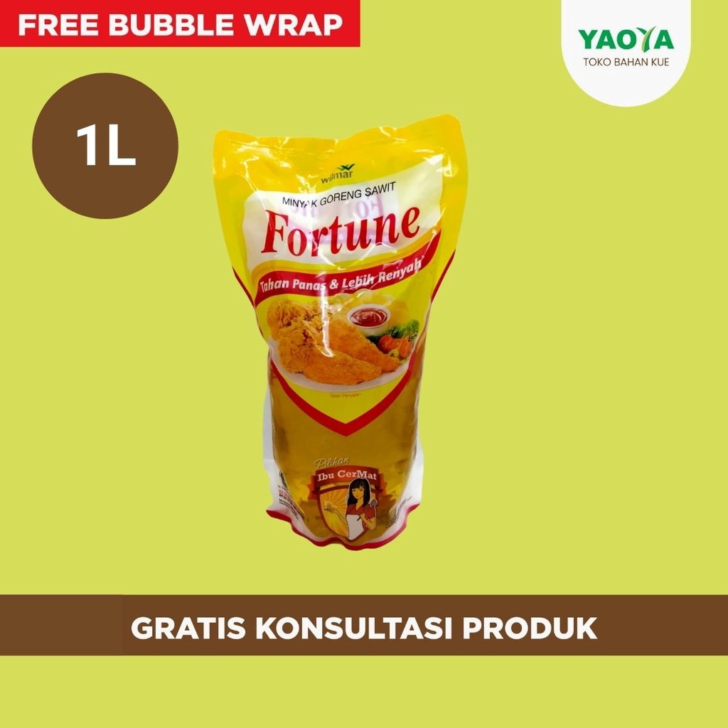 Jual FORTUNE MINYAK GORENG POUCH 1 LITER Indonesia Shopee Indonesia