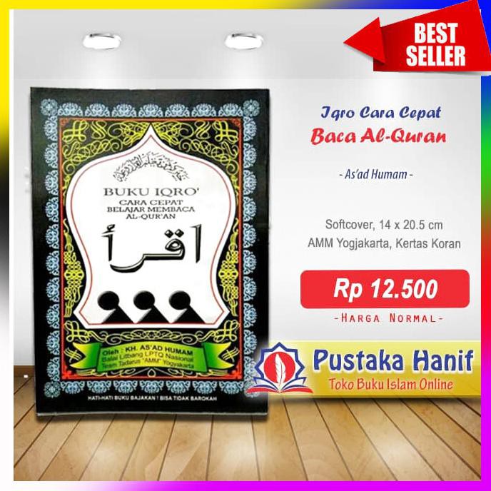 Jual BUKU IQRO BESAR KH ASAD HUMAM AMM YOGYAKARTA KERTAS KORAN