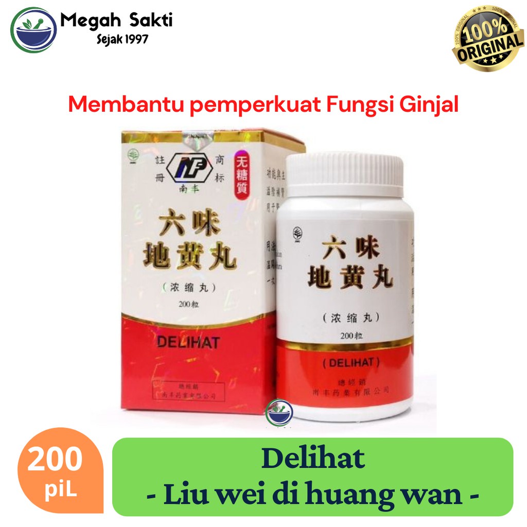 Jual Mgs Delihat Liu Wei Di Huang Wan Obat Ginjal Dan Sakit