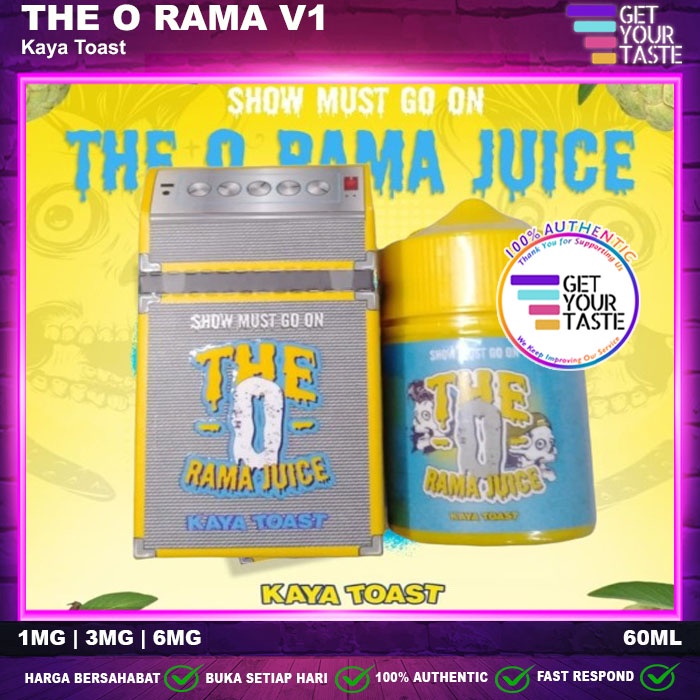 Jual Liquid The O Rama Juice V1 Kaya Toast 60ML By PODA X Fatriio