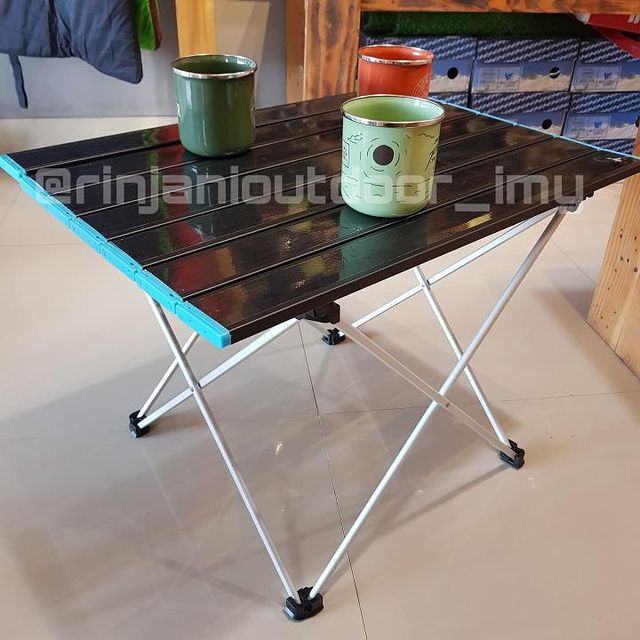 Jual MEJA LIPAT CAMPING FOLDING TABLE MEJA PORTABLE OUTDOOR MEJA KEMAH