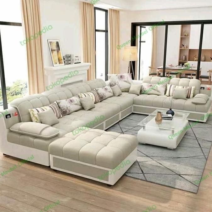 Jual Queen Meubel Sofa Tamu Letter U Sofa U Minimalis Sofa U Sudut