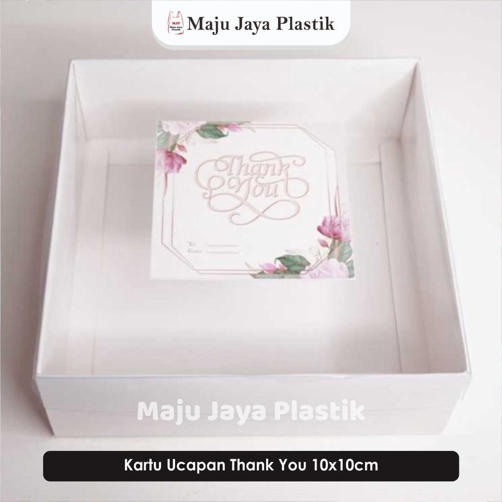 Jual Thank You Card Isi 10pcs Kartu Terima Kasih Thankyou Card