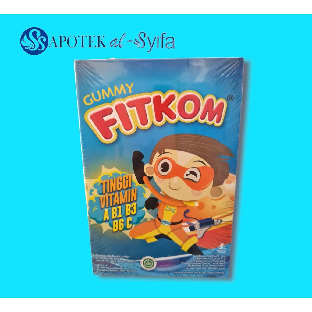 Jual Fitkom Gummy Box Box Isi Sachet Gr Shopee Indonesia