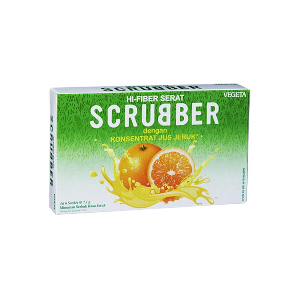 Jual Vegeta Scrubber Box Isi Sachet Minuman Jus Jeruk Hi Fiber