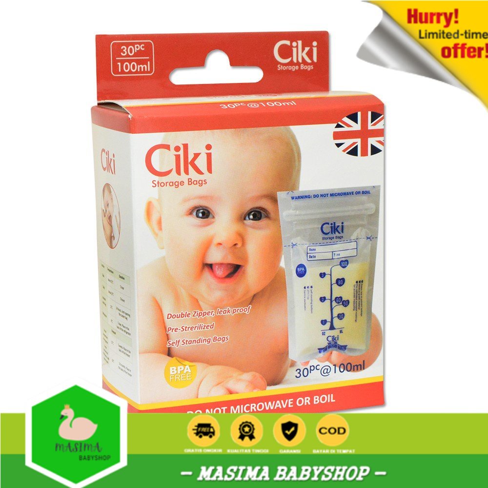 Jual MBS Ciki Kantong Asi Breast Milk Storage Plastik Asi 100ML