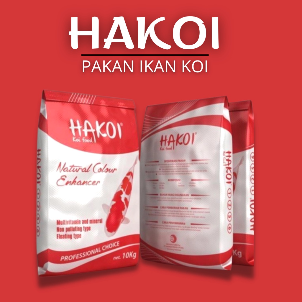 Jual Hakoi Pakan Pelet Khusus Pembesaran Ikan Koi Hi Growth Bulkie 10kg