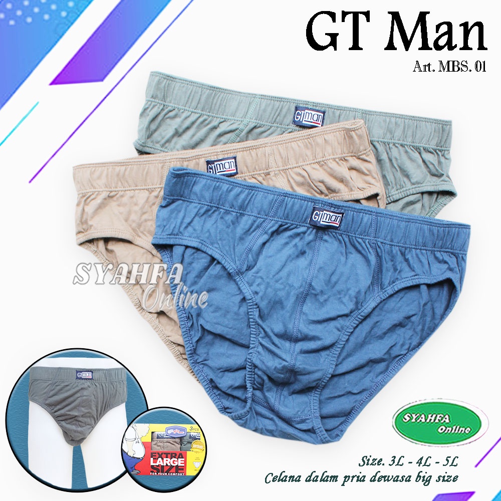 Jual Celana Dalam Pria GT Man Jumbo Gtman Extra Large Celana Dalam