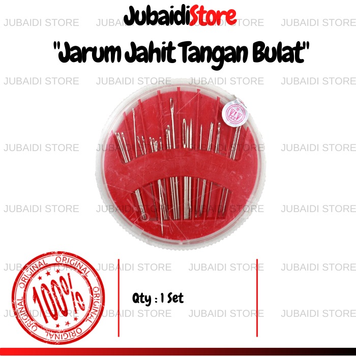 Jual Jarum Jahit Tangan Piring Bulat Serbaguna Satu Set Shopee Indonesia