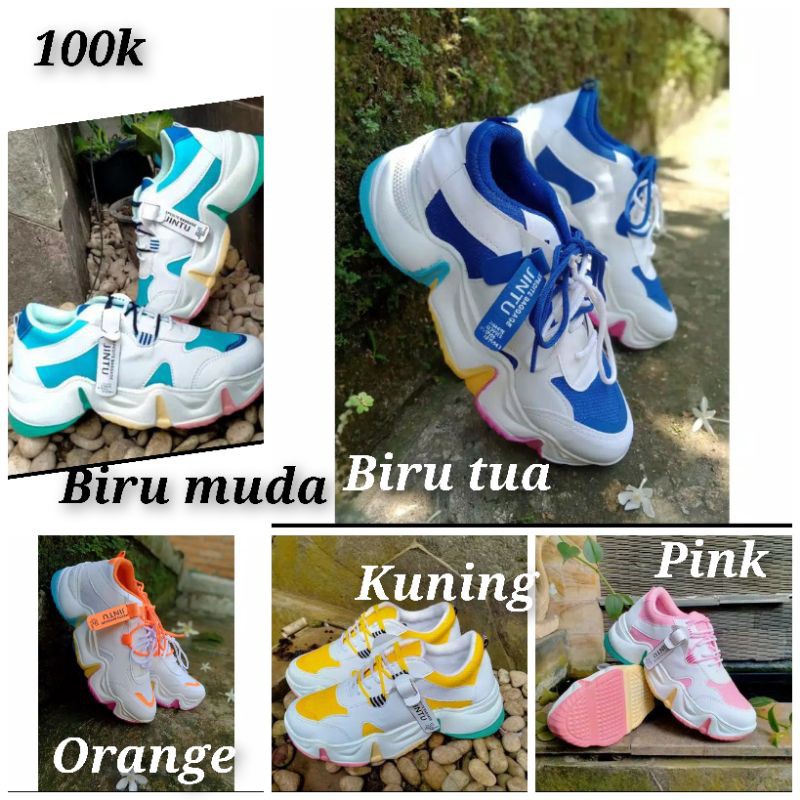 Jual Viral Sepatu Jintu Tapak Rainbow Realpict Shopee Indonesia