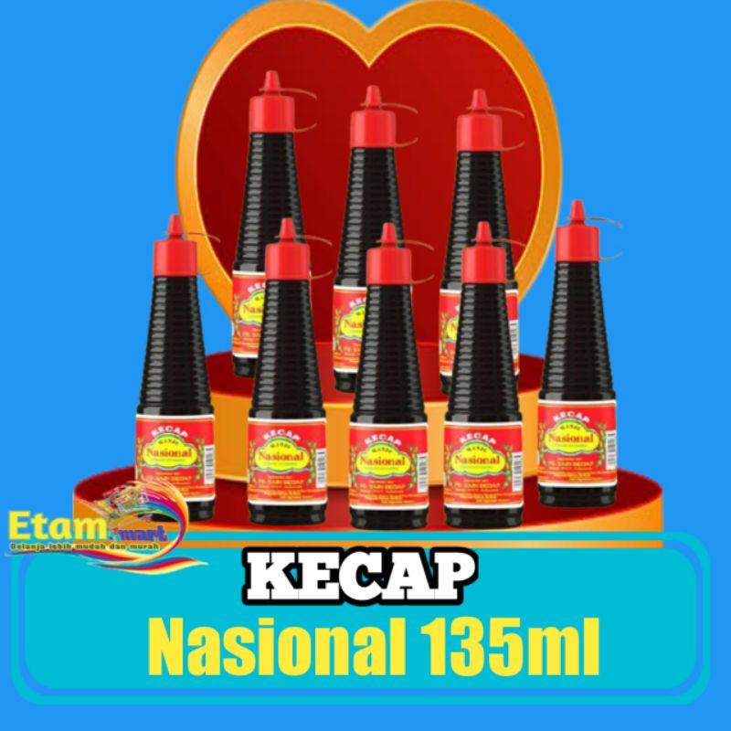 Jual KECAP MANIS BOTOL NASIONAL 135ML Shopee Indonesia