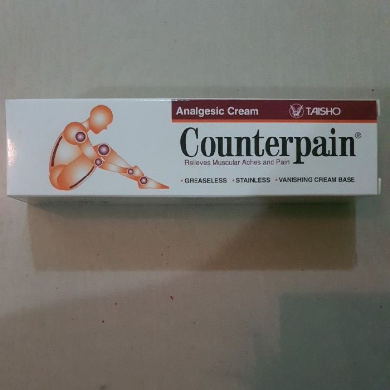 Jual Counterpain Analgesic Cream 60g Shopee Indonesia