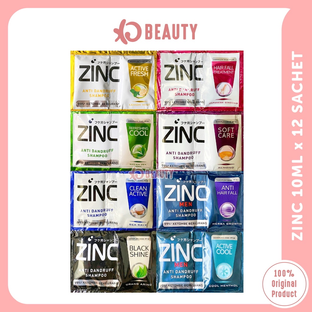 Jual Zinc Shampoo Renceng Isi Sachet X Ml Shopee Indonesia