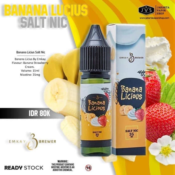 Jual Banana Licious Saltnic Cukai Shopee Indonesia