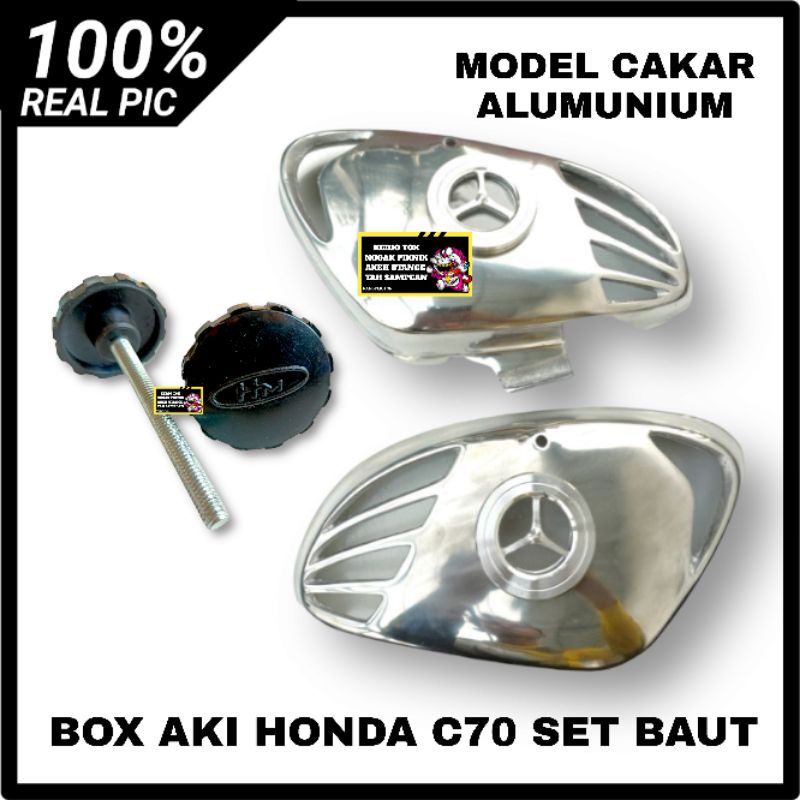 Jual Box Aki Tutup Aki Honda C Kempolan Aki Honda C Cakar Alumunium