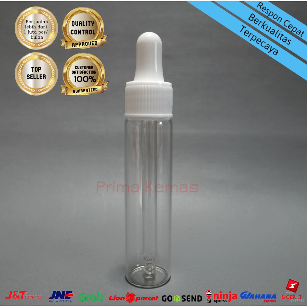 Jual Botol Kaca Pipet 20 Ml Botol Kaca Serum Tetes Botol Kaca