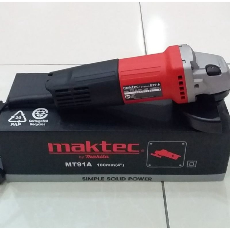 Jual Makita Gerinda 4 Inch MT91A Maktec Grinda MT 91 A 91A MT91 Grinder