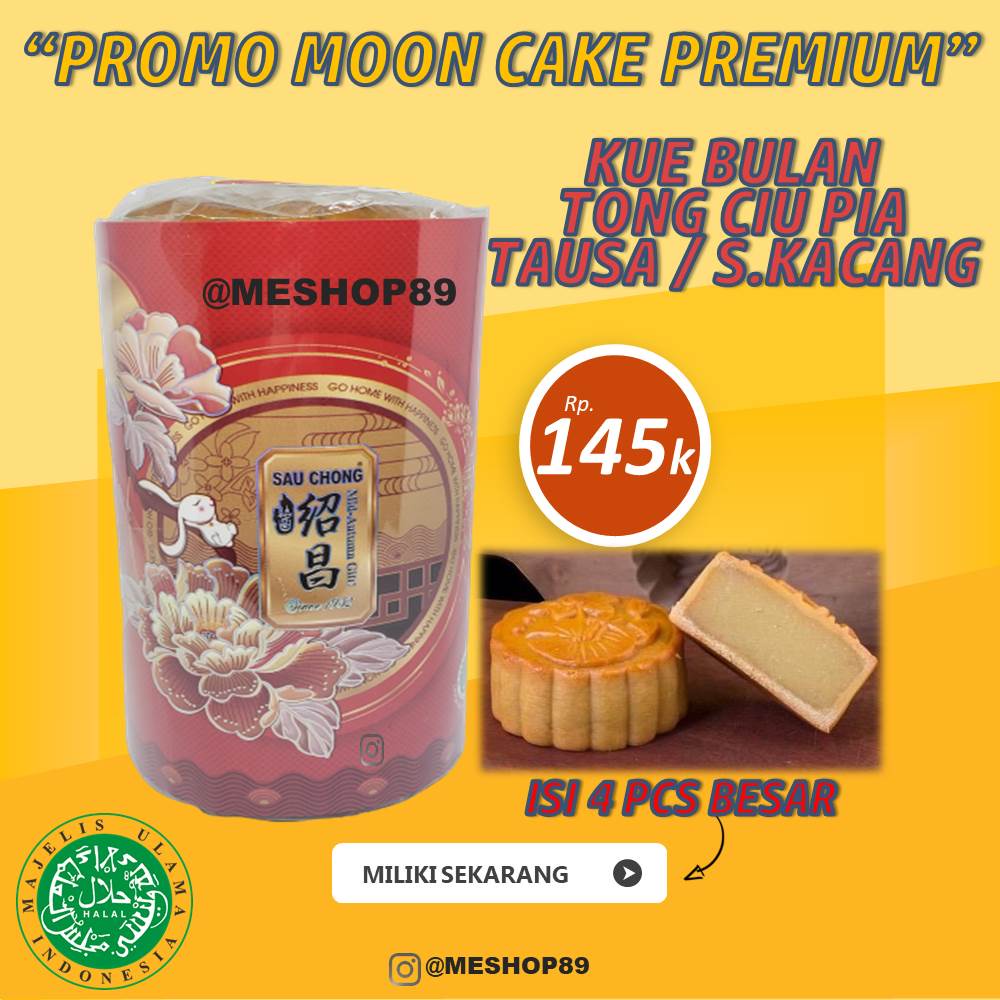 Jual TONG CIU PIA SAU CHONG KUE BULAN MOON CAKE TONG CIU PIA BESAR ISI