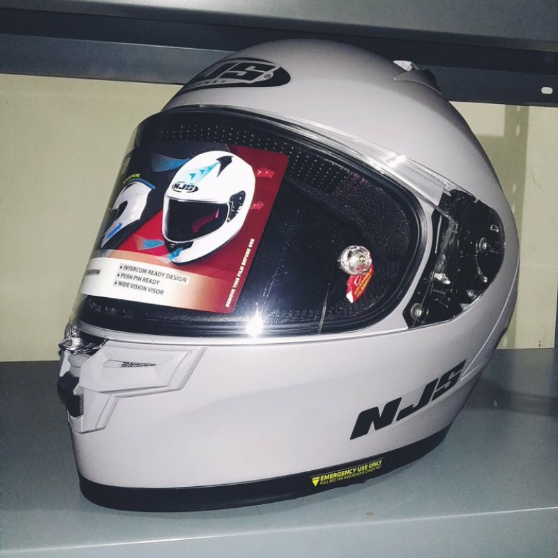 Jual Helm Njs Zx R Solid Full Face Zx R Polos Indonesia Shopee