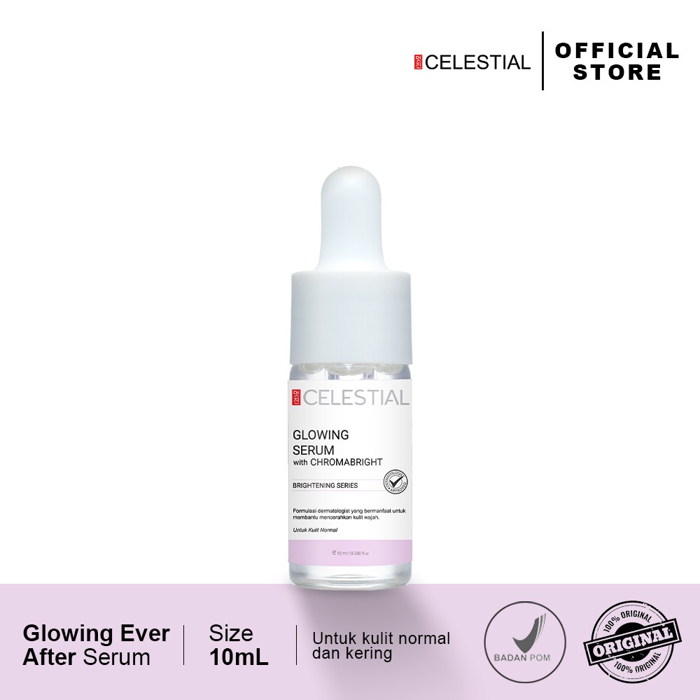 Jual Celestial Serum Wajah Glowing Brightening With Chromabright 10 Ml