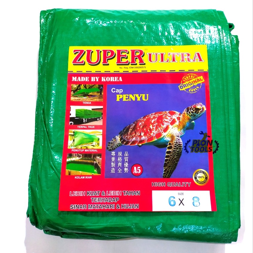 Jual Terpal A5 6x8 Zuper Ultra Hj Terpaulin Terpal Korea Terpal Plastik