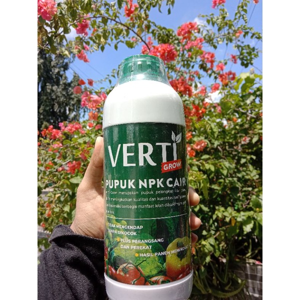 Jual Pupuk NPK Cair Vertine Grow 1 Liter Shopee Indonesia